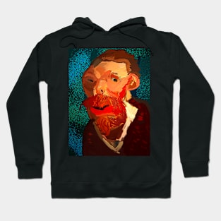 Van Gogh digital portrait Hoodie